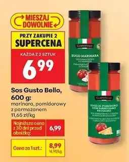 Biedronka Sos Gusto Bello, 600 g oferta