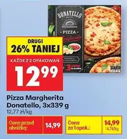 Biedronka Pizza Margherita Donatello 3x339 g oferta
