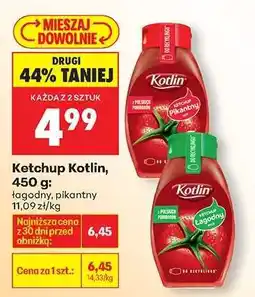Biedronka Ketchup Kotlin, 450 g oferta