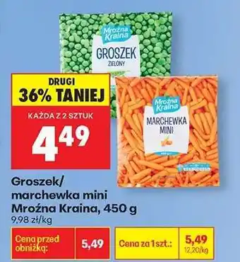 Biedronka Groszek/ marchewka mini Mroźna Kraina, 450 g oferta
