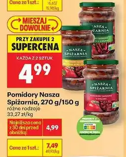 Biedronka Pomidory Nasza Spiżarnia, 270 g/150 g oferta