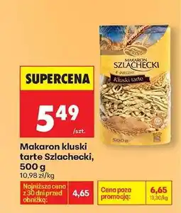 Biedronka Makaron kluski tarte Szlachecki, 500 g oferta