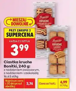 Biedronka Ciastka kruche Bonitki, 240 g oferta