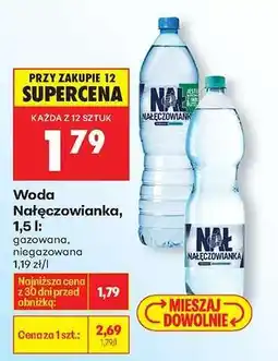 Biedronka WODA NAŁĘCZOWIANKA 1,5 L oferta