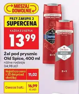 Biedronka Żel pod prysznic Old Spice 400 ml oferta
