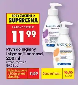 Biedronka Płyn do higieny intymnej Lactacyd, 200 ml oferta