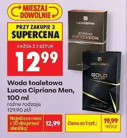 Biedronka Woda toaletowa Lucca Cipriano Men , 100 ml oferta