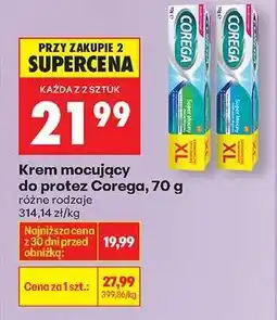 Biedronka Krem mocujący do protez Corega, 70 g oferta