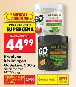 Biedronka Kreatyna lub Kolagen Go Active, 300 g oferta