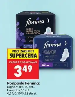 Biedronka Podpaski Femina oferta