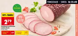 Biedronka Kiełbasa krakowska sucha Duda oferta