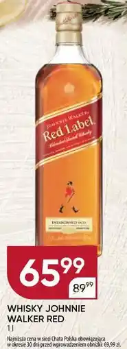 Chata Polska Whisky Johnnie Walker Red oferta