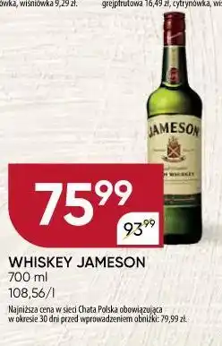 Chata Polska Whiskey Jameson oferta