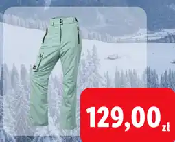 Lidl Spodnie narciarskie miętowe oferta
