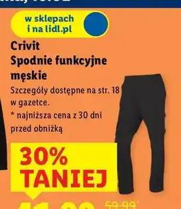 Lidl Spodnie funkcyjne męskie oferta