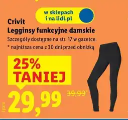 Lidl Leggings funkcyjne damskie oferta