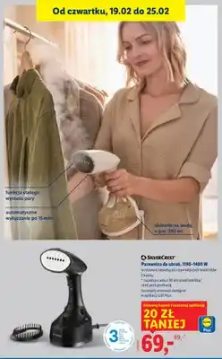 Lidl Parownica do ubrań 1190-1400W oferta