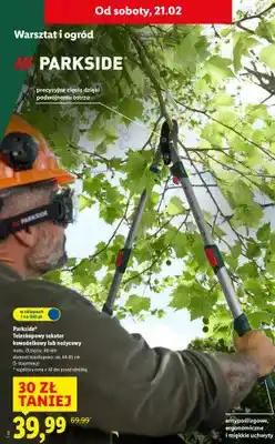 Lidl Teleskopowy sekator kowadełkowy lub nożycowy oferta