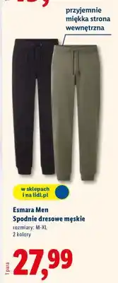 Lidl Spodnie dresowe męskie oferta
