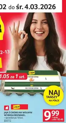 Selgros Jaja z chowu na wolnym wybiegu rozmiar L oferta
