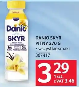 Selgros Jogurt Danio Skyr pitny 270 g wszystkie smaki oferta