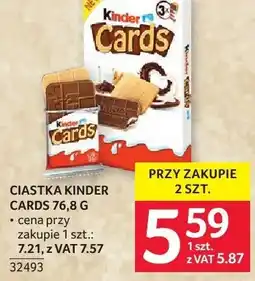 Selgros Ciastka Kinder Cards oferta