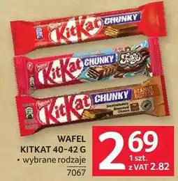 Selgros Wafel KitKat 40-42g wybrane rodzaje oferta