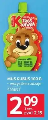 Selgros Mus Kubuś 100g wszystkie rodzaje oferta
