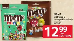 Selgros Czekolada M&M's 225-250g wszystkie rodzaje oferta