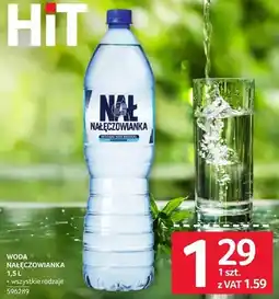 Selgros Woda Nałęczowianka 1,5l wszystkie rodzaje oferta