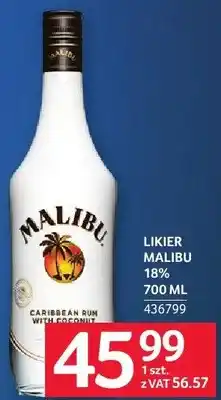 Selgros Likier Malibu 18% oferta