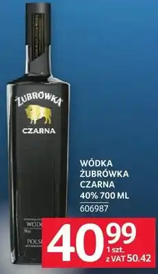 Selgros Wódka Żubrówka Czarna 40% oferta