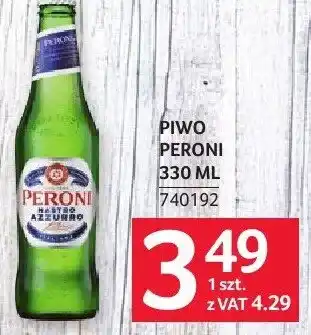Selgros Piwo Peroni oferta