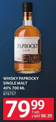 Selgros Whisky Paprocky Single Malt 40% oferta