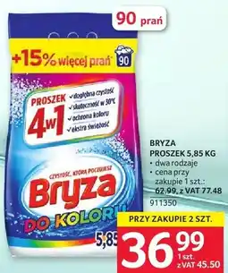 Selgros Proszek do prania Bryza 5.85 KG dwa rodzaje oferta