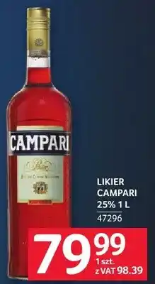 Selgros Likier Campari 25% oferta