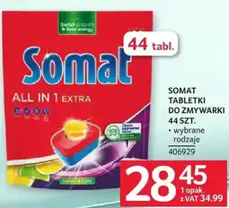 Selgros Tabletki do zmywarki Somat 44 tabl. wybrane rodzaje oferta
