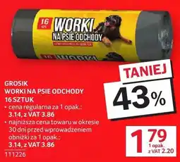 Selgros Worki na psie odchody oferta