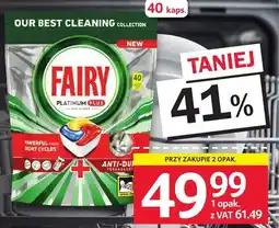 Selgros Kapsułki do zmywarki Fairy 40 SZT oferta