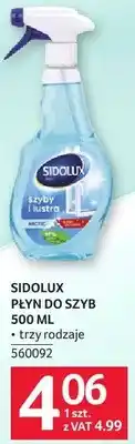 Selgros Płyn do szyb Sidolux 500 ML dwa rodzaje oferta