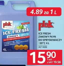 Selgros Zimowy płyn do spryskiwaczy -20°C 4L Ice Fresh Plak oferta