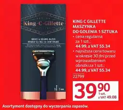 Selgros Maszynka do golenia King C Gillette 1 sztuka oferta