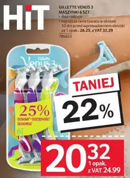 Selgros Maszynki jednorazowe Gillette Venus 3 6 szt oferta