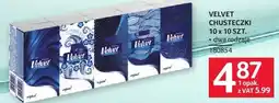 Selgros Chusteczki Velvet 10x10 szt oferta