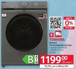 Selgros Pralka TOSHIBA TW-BL100A4PL(SS) oferta