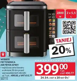 Selgros Frytownica Air Fryer AF901 Webber oferta