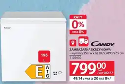 Selgros Zamrażarka skrzyniowa CANDY oferta