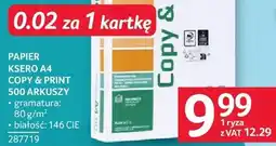Selgros Papier ksero A4 Copy & Print 500 arkuszy, gramatura: 80 g/m², białość: 146 CIE oferta