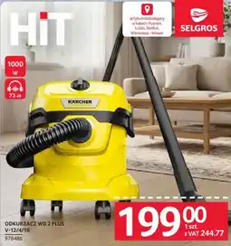 Selgros Odkurzacz KARCHER WD 2 PLUS V-12/4/18 oferta