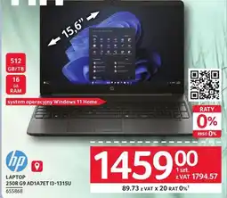 Selgros Laptop HP 250R G9 ADJ7AET I3-1315U oferta